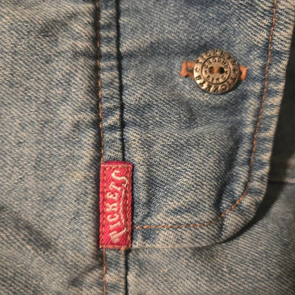 TimelessTickets Company Vintage Classic 80's Blue Denim Vest - Picture 3 of 4